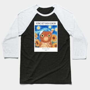 Vincat Van Gogh Baseball T-Shirt